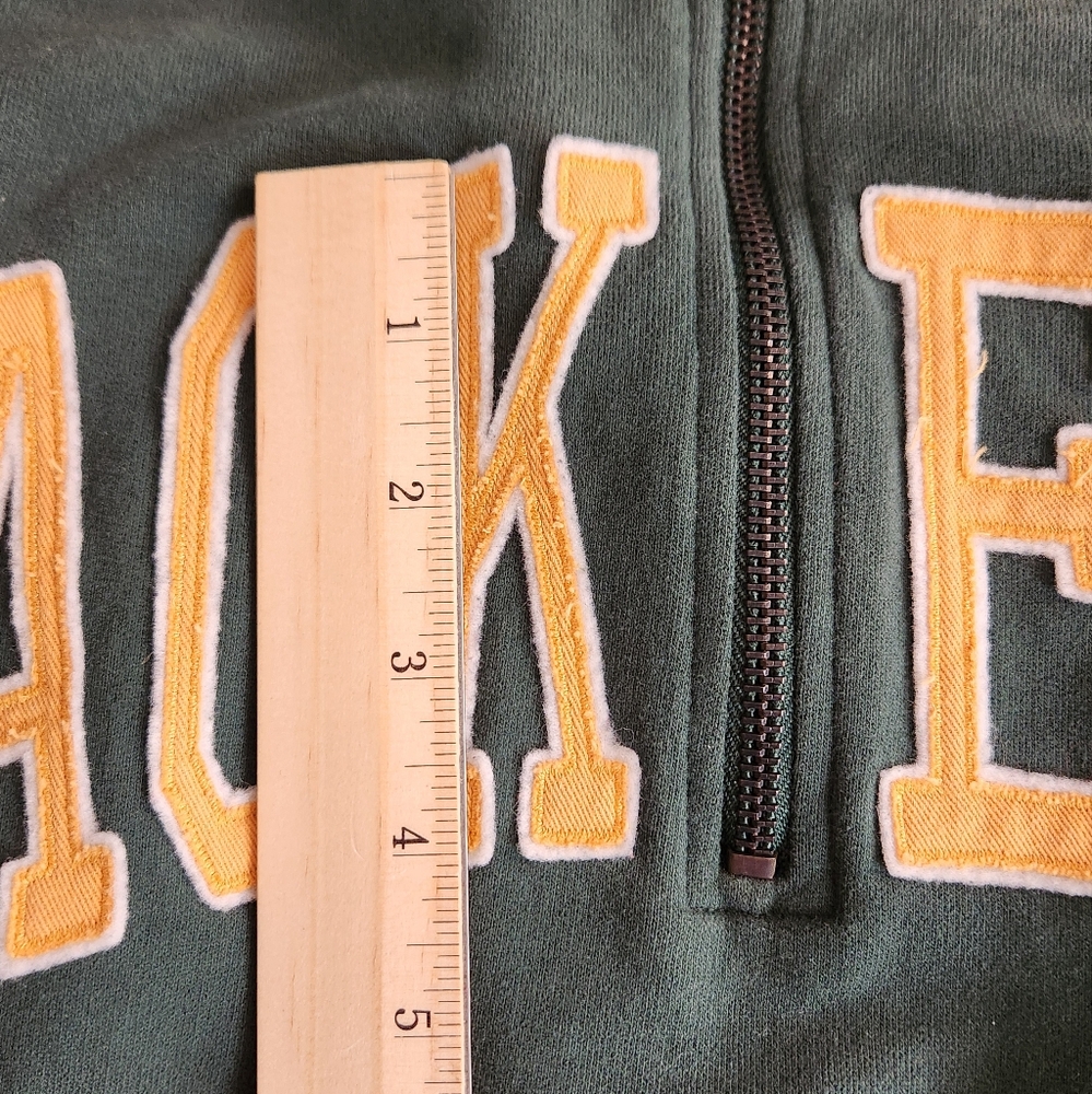 Green Bay Packers Green Quarter 1/4 Zip Sweatshirt - Picture 16 of 16